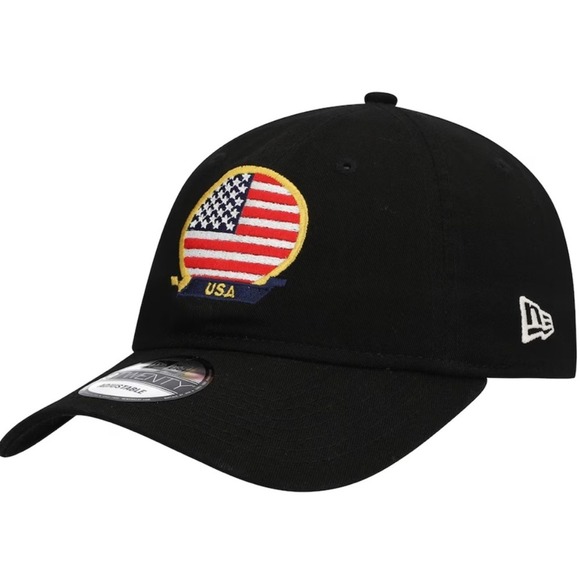 USMNT New Era‎ Gold Cup Team 9TWENTY USA Adjustable Hat - Black OSFM NWT - Picture 4 of 5